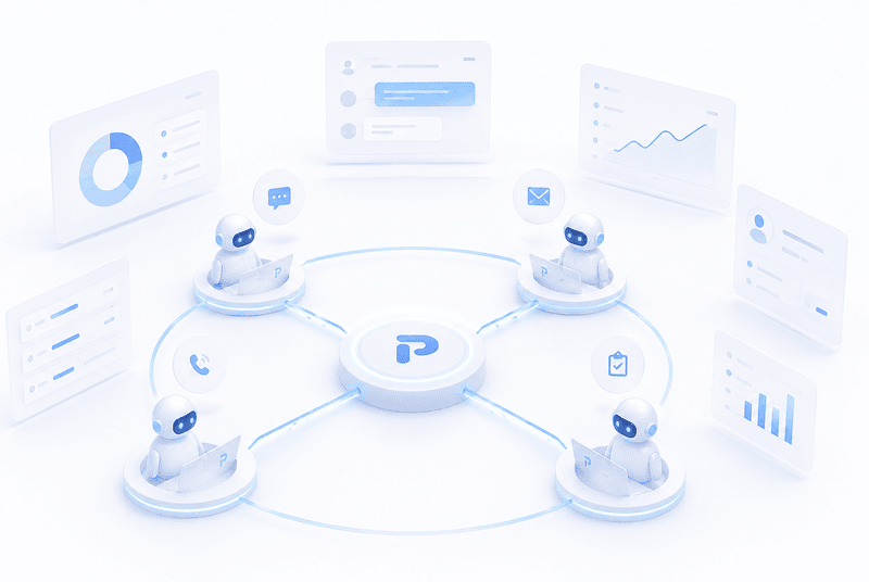 Multi-module collaboration illustration